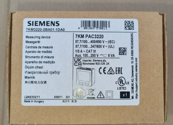 Устройство контроля мощности SENTRON PAC3220 LCD