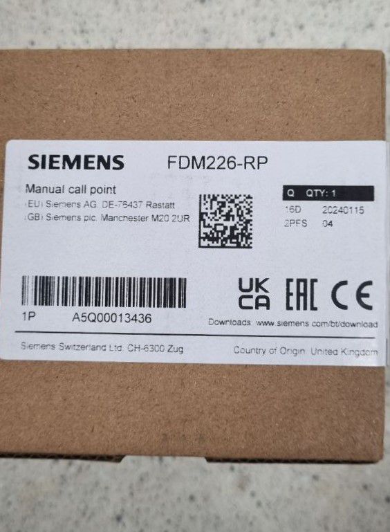 Ручной извещатель с пластиковой вставкой