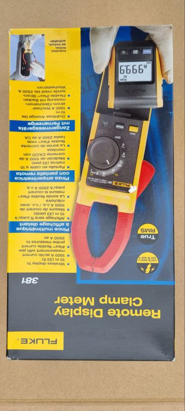 Токоизмерительные клещи Fluke 381 с дистанционным дисплеем и истинно-среднеквадратическим значением переменного и постоянного тока с iFlex