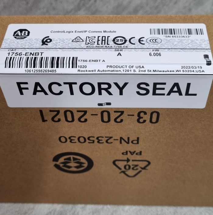 Модуль связи ControlLogix Enet/IP 1756-ENBT